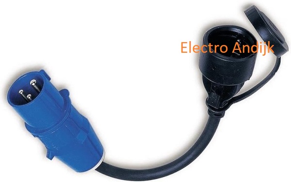 Stekkers CEE Verloop 230 Volt Female Naar CEE Male stekkers-cee-verloop-230-volt-female-naar-cee-male